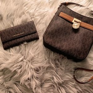 Michael Kors Purse and Wallet Set